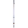 image:imageZebra Pen DelGuard Mechanical Pencil 05mm Black Barrel Resists Lead Breaking Double Spring Protection BuiltIn Eraser Textured Grip Includes Extra Lead 1Pack 58611White