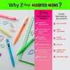image:imageZebra Pen ZGrip Mechanical Pencil Comfort Grip 07mm Lead 2 HB PreLoaded with Lead and Eraser for School Office Everyday Use Refillable Assorted Neon Barrel 10Pack 50301Lead Neon Barrels