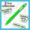 image:imageZebra Pen ZGrip Mechanical Pencil Comfort Grip 07mm Lead 2 HB PreLoaded with Lead and Eraser for School Office Everyday Use Refillable Assorted Neon Barrel 10Pack 50301Lead Neon Barrels