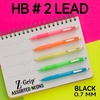 image:imageZebra Pen ZGrip Mechanical Pencil Comfort Grip 07mm Lead 2 HB PreLoaded with Lead and Eraser for School Office Everyday Use Refillable Assorted Neon Barrel 10Pack 50301Lead Neon Barrels