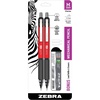 image:imageZebra Pen M350 Mechanical Pencil 07mm Point Red Premium Metal Barrel Rubber Grip Refillable STEEL Series Ideal for School or Office Comes with Lead amp Eraser Refill 2Pack 57312Red Barrel