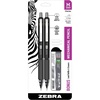 image:imageZebra Pen M350 Mechanical Pencil 07mm Point Red Premium Metal Barrel Rubber Grip Refillable STEEL Series Ideal for School or Office Comes with Lead amp Eraser Refill 2Pack 57312Black Barrel