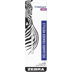 image:imageZebra Pen DelGuard Mechanical Pencil 05mm Black Barrel Resists Lead Breaking Double Spring Protection BuiltIn Eraser Textured Grip Includes Extra Lead 1Pack 58611White Eraser