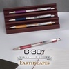 image:imageZebra Pen G301 Signature Series Retractable Gel Pen 05mm Fine Point Stainless Steel Barrel with Textured Grip Assorted Vintage Ink Colors Indigo Butterscotch Cherrywood and Plum 4Pack 47304Assorted Vintage Colors