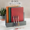 image:imageZebra Pen G301 Signature Series Retractable Gel Pen 05mm Fine Point Stainless Steel Barrel with Textured Grip Assorted Vintage Ink Colors Indigo Butterscotch Cherrywood and Plum 4Pack 47304Assorted Vintage Colors