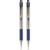image:imageZebra Pen G301 Signature Series Retractable Gel Pen 05mm Fine Point Stainless Steel Barrel with Textured Grip Assorted Vintage Ink Colors Indigo Butterscotch Cherrywood and Plum 4Pack 47304Blue A