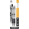 image:imageZebra Pen G301 Signature Series Retractable Gel Pen 05mm Fine Point Stainless Steel Barrel with Textured Grip Assorted Vintage Ink Colors Indigo Butterscotch Cherrywood and Plum 4Pack 47304Black B