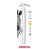 image:imageZebra Pen G750LE Signature Series Retractable Gel Pen Black Ink 07mm Medium Point Pearl White Durable Compact Brass Barrel Comfort Grip Rapid Dry Ink Japanese Craft Detail 1Pack 49611Black C