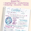 image:imageZebra Pen Mildliner DoubleEnded Highlighter Marker Set Broad and Fine Point Tips Ideal for Bible Highlighting No Bleed Mild Magenta Ink 12Pack 78270upcCool and Refined B