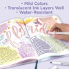 image:imageZebra Pen Mildliner DoubleEnded Highlighter Marker Set Broad and Fine Point Tips Ideal for Bible Highlighting No Bleed Mild Magenta Ink 12Pack 78270upcCool and Refined A