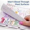 image:imageZebra Pen CLiCKART Retractable Felt Tip Pen Pastel Colors 06mm Fine Point Moisture Absorbing to Prevent Drying Out No Bleed Ideal for Journaling Drawing and Writing 6Pack 69606