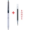 image:imageZebra Pen SARASA Grand Retractable Gel Pen Solid Brass Barrel FastDrying Black Ink 07mm Point Ideal for the LeftHanded Eliminates Smudging Black Brass Barrel 1Pack Plus Refill 91201White
