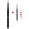 image:imageZebra Pen SARASA Grand Retractable Gel Pen Solid Brass Barrel FastDrying Black Ink 07mm Point Ideal for the LeftHanded Eliminates Smudging Black Brass Barrel 1Pack Plus Refill 91201Black